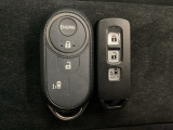 スマートキー付きですからドアロックの開閉およびエンジンスタートが楽々です。電動スライドドアの開け閉めもボタンで操作できます。加えて、純正リモコンエンジンスターター用の操作キーもついています。