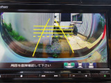 後方確認はバックカメラにお任せ♪後退時に便利で、駐車が楽になります♪
