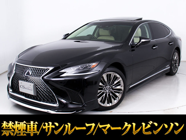 LS500h バージョンL 4WD禁煙車 サンルーフ AWD フルエアロ