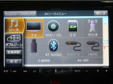 車内でCD DVD等、様々なメディアが楽しめます。