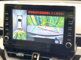 【パノラミックビューモニター】専用のカメラにより、上から見下ろしたような視点で360度クルマの周囲を確認することができます☆死角部分も確認しやすく、狭い場所での切り返しや駐車もスムーズに行えます。