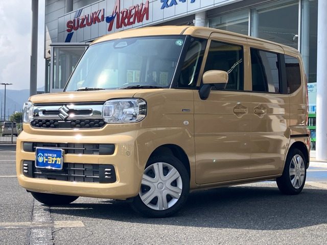スペーシアハイブリッド(HYBRID) X セーフティプラスパッケージ 4WD純正9インチナビTV スズキコネクト対応 全