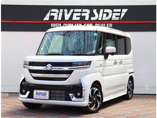 スペーシアカスタム ハイブリッド(HYBRID)  XSターボ 純正9インチナビ TV 全方位カメ...