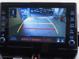 バックガイドモニターです。ハンドルの角度に合わせてガイド線も動きます。車庫入れなどサポートしてくれます。
