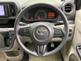 【ステアリングスイッチ】運転中、前方から目線をそらすことなく、オーディオ等の操作が可能な便利機能!安心&快適なドライブを演出してくれます♪