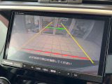 【バックカメラ】駐車時に後方がリアルタイム映像で確認できます。大型商業施設や立体駐車場での駐車時や、夜間のバック時に大活躍!運転スキルに関わらず、今や必須となった装備のひとつです!