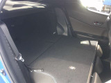 シートが倒せて荷物も楽々