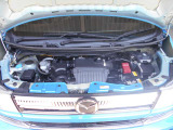 660CCのエンジンを積んでいます。軽ならではの軽快な走りをお楽しみください。