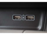 便利な、USBジャック付。