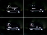 メーター内には、外気温・平均車速・平均燃費・瞬間燃費・走行可能距離のECO情報が表示できる機能があります!