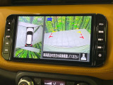 【アラウンドビューモニター】専用のカメラにより、上から見下ろしたような視点で360度クルマの周囲を確認することができます☆死角部分も確認しやすく、狭い場所での切り返しや駐車もスムーズに行えます。