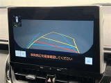 カラーバックガイドモニター!ハンドル切れ角に連動した予測線があり確認しやすい!