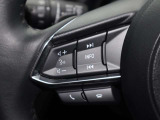 ステアリングスイッチ ハンズフリー 通話、オーディオソースの切り替え、ボリュームの調節などができます。ハンドルの左側にあります。