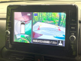 【アラウンドビューモニター】専用のカメラにより、上から見下ろしたような視点で360度クルマの周囲を確認することができます☆死角部分も確認しやすく、狭い場所での切り返しや駐車もスムーズに行えます。