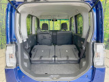 普段のお買い物や通勤、送迎等に十分な荷室スペースを確保しております。セカンドシートを倒すと、大きな荷物の積載も可能です♪