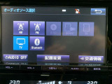 フルセグテレビ、DVD、CD、ブルートゥースオーディオなどが楽しめます。
