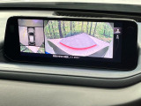 【360°ビューモニター】専用のカメラにより、上から見下ろしたような視点で360度クルマの周囲を確認することができます☆死角部分も確認しやすく、狭い場所での切り返しや駐車もスムーズに行えます。