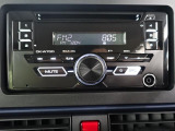 AUX CD ラジオが使えます!シンプルなので操作も簡単!
