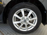 純正14インチアルミ!タイヤサイズは155/65R14です