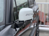 狭い駐車場でも安心。スイッチ操作だけでドアミラーの格納展開が可能。電動格納式リモコンドアミラー!