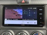 フルセグ対応で綺麗な画質でTV視聴できます。