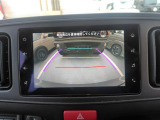 バックカメラで駐車も安心です。