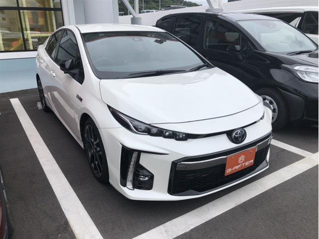 プリウスPHV1.8 S ナビパッケージ GR スポーツ純正11.6型ナビ 地デジ ハーフレザー 純正A