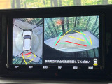 【パノラミックビューモニター】専用のカメラにより、上から見下ろしたような視点で360度クルマの周囲を確認することができます☆死角部分も確認しやすく、狭い場所での切り返しや駐車もスムーズに行えます。