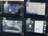 純正ナビです。AppleCarPlay・AndroidAuto接続対応です。バックモニターが映ります。