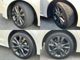215/45R17 純正アルミホイール装着。タイヤはまだまだ使えます。