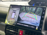 【パノラマモニター】専用のカメラにより、上から見下ろしたような視点で360度クルマの周囲を確認することができます☆死角部分も確認しやすく、狭い場所での切り返しや駐車もスムーズに行えます。