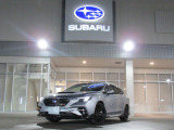 アイサイトX搭載。2代目レヴォーグ入庫。アクティブバンパーE-TUNE施工車。左後ろ回りに修復歴がございます。