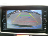駐車に便利なバックモニター搭載車です。後方の映像が見えるのでバックも安心です。