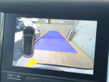 ●ガイドライン付きバックカメラ:不安な駐車もこれで安心!ガイドライン付きなので狭い箇所での駐車もラクラクです!