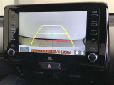 後方の見にくい視界もバックモニターで確認サポートして駐車時も安心☆