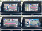 空の上から見下ろすような視点のアラウンドビューモニターでスムーズ駐車。狭い場所での駐車も、周囲が映像で確認できます。