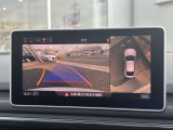 ●サラウンドビューカメラ『車両の4つのカメラから得た映像を合成し、上空から眺めているような映像をモニターに映し出します。車両周辺の歩行者や障害物などの発見に役立ちます。』