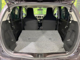 普段のお買い物や通勤、送迎等に十分な荷室スペースを確保しております。セカンドシートを倒すと、大きな荷物の積載も可能です♪