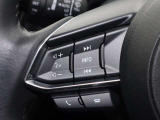 ステアリング左側にはオーディオコントロールスイッチを搭載。走行中でも簡単に音量の上げ下げ、曲の送り戻し、モードの切り替えが可能です。クイックに切り替えてお好みの音楽で楽しいドライブを!