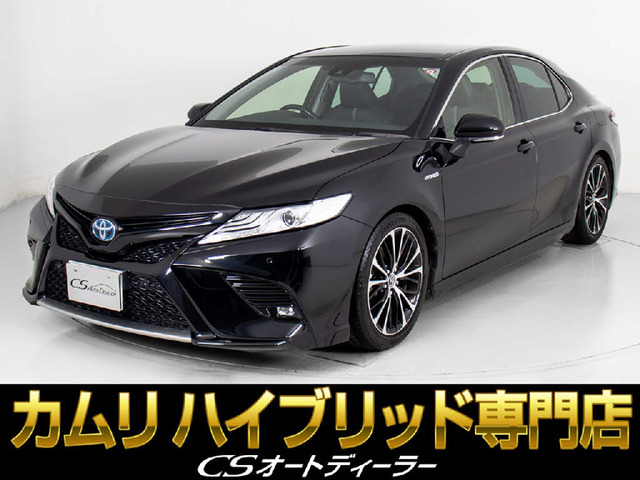 カムリ2.5 WS レザーパッケージ黒革シート トヨタセーフティセンス BSM