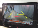 バックガイドモニターで、後方を確認しながら安心して駐車することができます。運転初心者も熟練者も必須の機能ですよ!