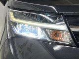 LEDライトの正面です。デザインも人気の一台です。