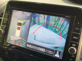 【アラウンドビューモニター】専用のカメラにより、上から見下ろしたような視点で360度クルマの周囲を確認することができます☆死角部分も確認しやすく、狭い場所での切り返しや駐車もスムーズに行えます。