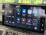 【ディスプレイオーディオ】お手持ちのスマートフォンとの連携で、ナビや音楽再生など各種アプリを使用可能。スマホに近い感覚でお使いいただけます♪