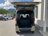荷物を充分に載せることができるラゲージスペースです。