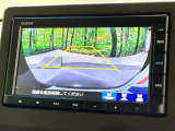 【バックカメラ】駐車時に後方がリアルタイム映像で確認できます。大型商業施設や立体駐車場での駐車時や、夜間のバック時に大活躍!運転スキルに関わらず、今や必須となった装備のひとつです!