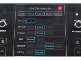 STIスポーツだけの装備「ドライブモードセレクト&電子制御ダンパー」、モード設定をタッチパネルで変更できます、スポーティな足回り・ハンドリングだけでなくマイルドでコンフォートな乗り味まで変更できます!
