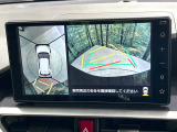 【パノラマモニター】専用のカメラにより、上から見下ろしたような視点で360度クルマの周囲を確認することができます☆死角部分も確認しやすく、狭い場所での切り返しや駐車もスムーズに行えます。