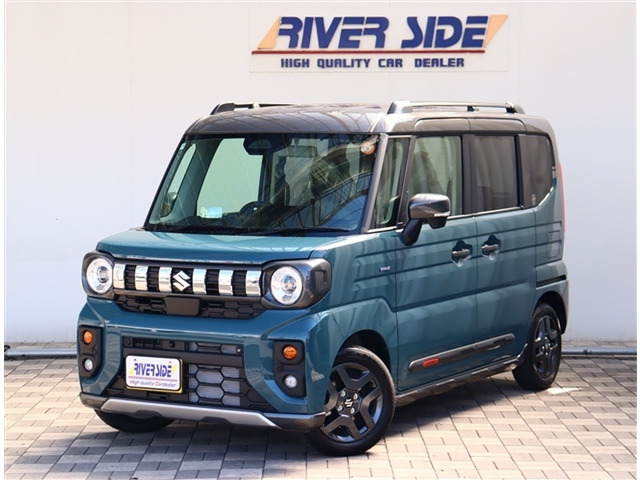 スペーシアカスタム ハイブリッド(HYBRID)  XSターボ 届出済未使用車 ヘッドアップデ...