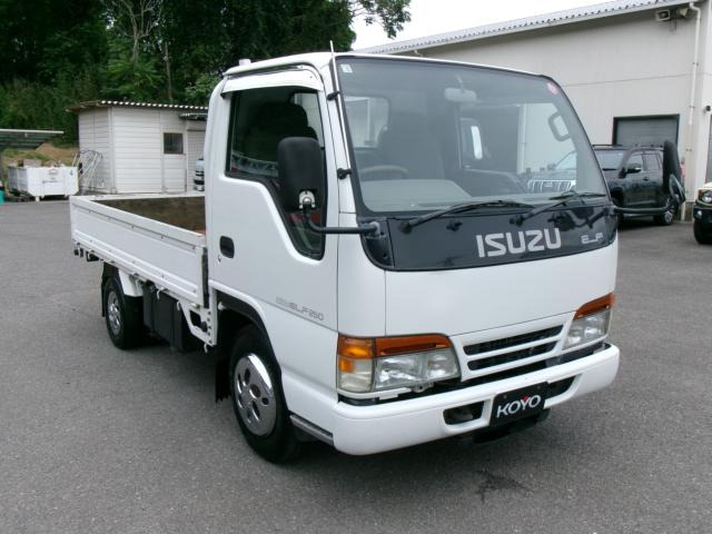 エルフ  2t積/実走行/10尺/床鉄板/内寸L3120×W1620mm/煤焼